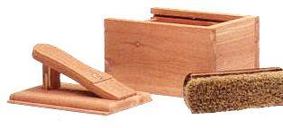 Rochester Cedar Valet Kit shoe care box